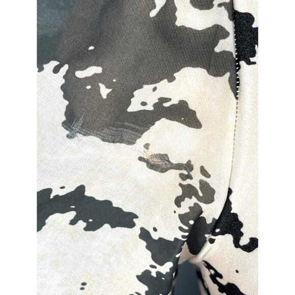 PatBO Alessandra Ambrosio Animal Printed Cutout Long Sleeve Maxi Dress Sz Small - Picture 9 of 11